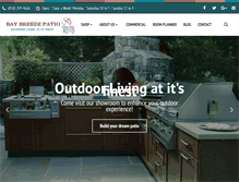 Tablet Screenshot of baybreezepatio.com